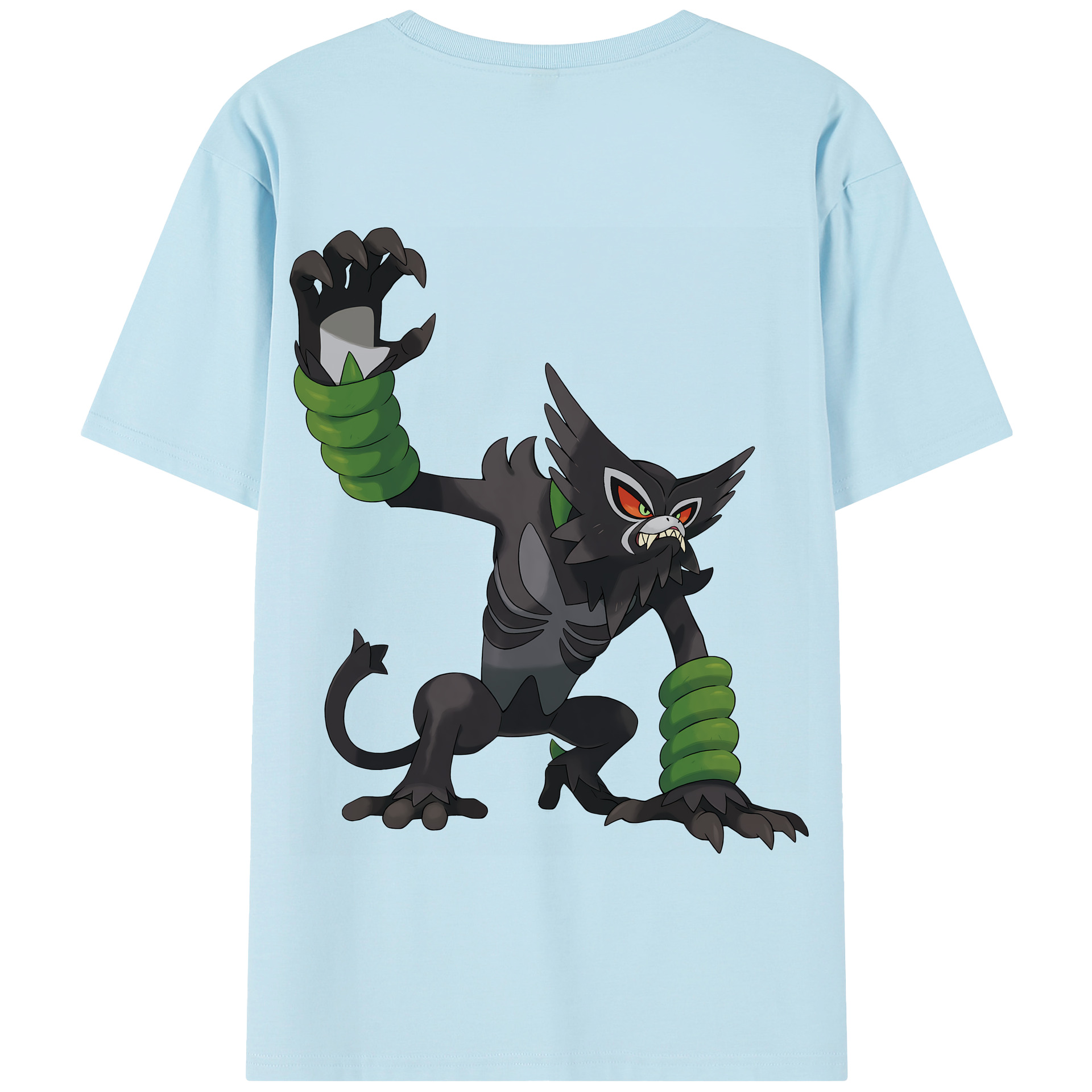 （画像用） ポケットモンスター Pokémon 綿100％半袖Tシャツ（背面プリント）